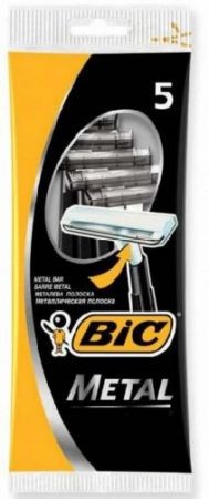 BIC Metal Pouch Disposable Razors 5pcs