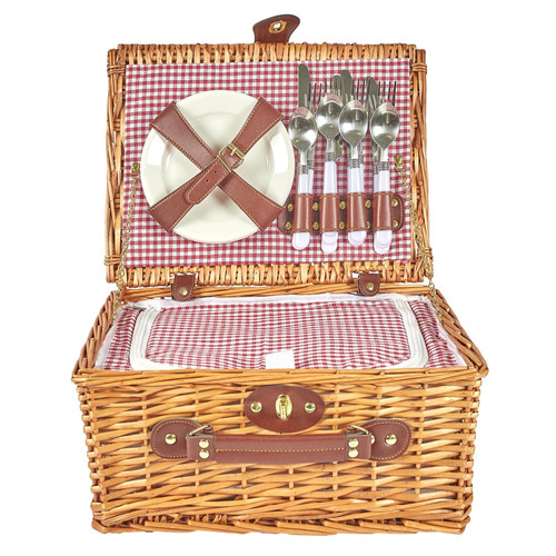 Picnic Basket for 4 People with Accessories