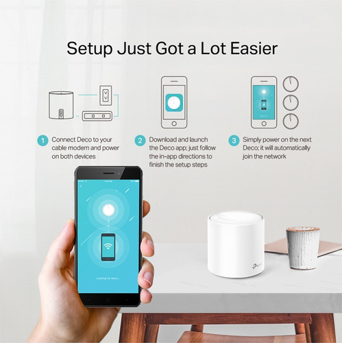 TP-Link Whole-Home Mesh WiFi 6 System Deco X20 AX1800