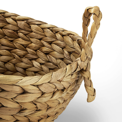 HÖKRUBBA Basket, water hyacinth, 26x35x18 cm