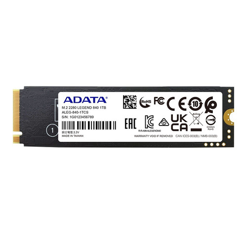 Adata SSD 512GB Legend 840 PCIe 4x4 M2