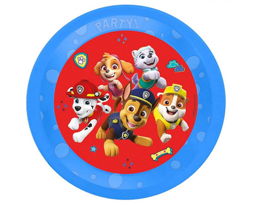 Reusable Party Plate 21cm, 1pc, Paw Patrol