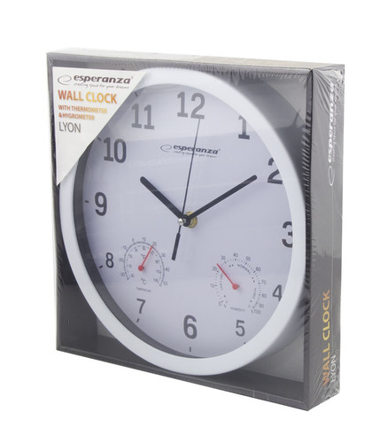 Lyon Wall Clock - White