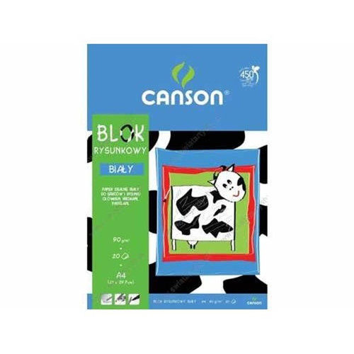 Canson White Drawing Paper Pad A4 90g 20 Sheets 20pcs