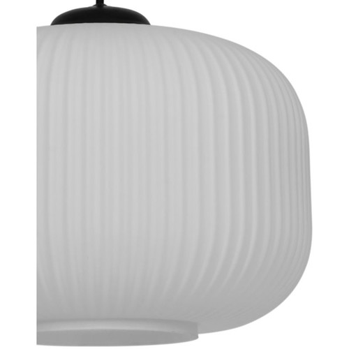 GoodHome Pendant Lamp Walgis 30W E27, chrome/white