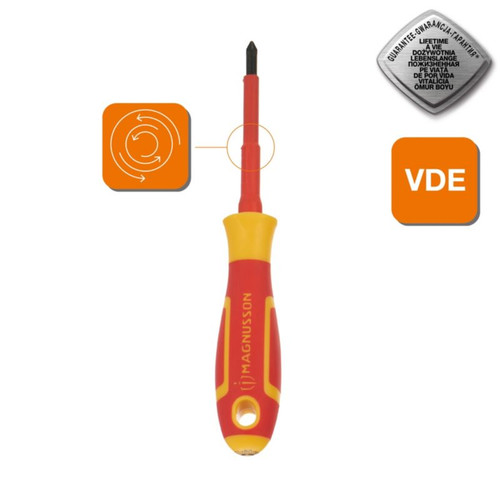 Magnusson VDE Screwdriver PZ1 80mm