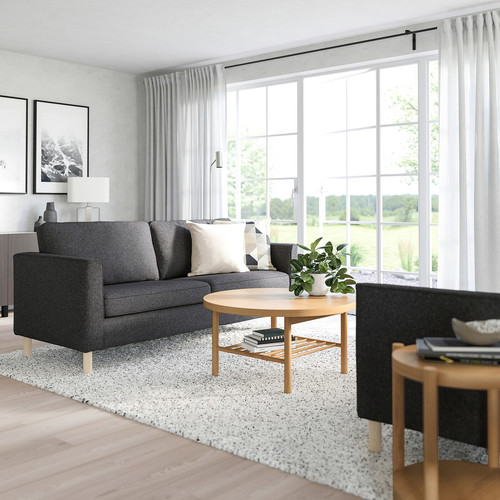 PÄRUP 3-seat sofa, Gunnared dark grey