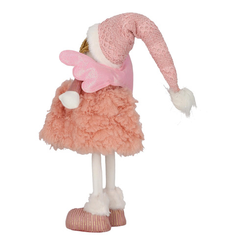 Decorative Figure Angel Christmas LED 69cm, pink