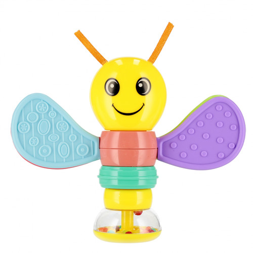 Bam Bam Rattle Bee, assorted colours, 0m+