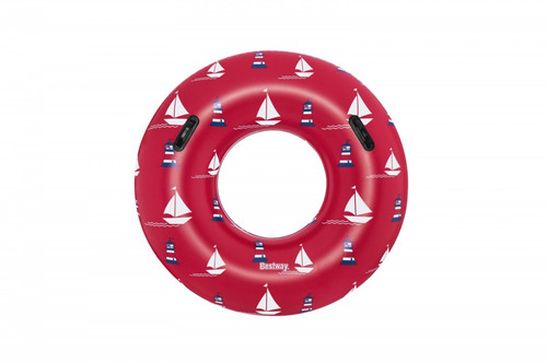 Bestway Inflatable Swim Ring 1.19m, red, 12+