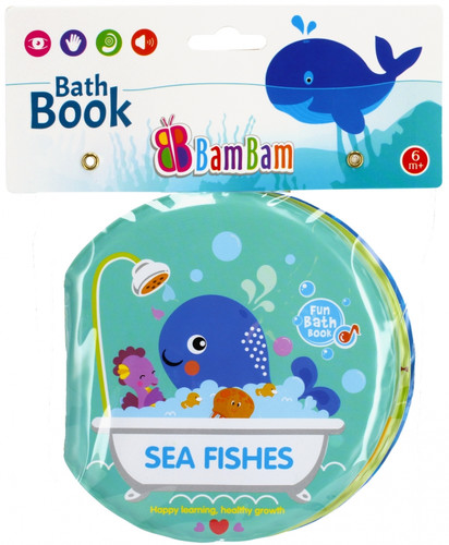 Bam Bam Bath Book Sea Animals 6m+