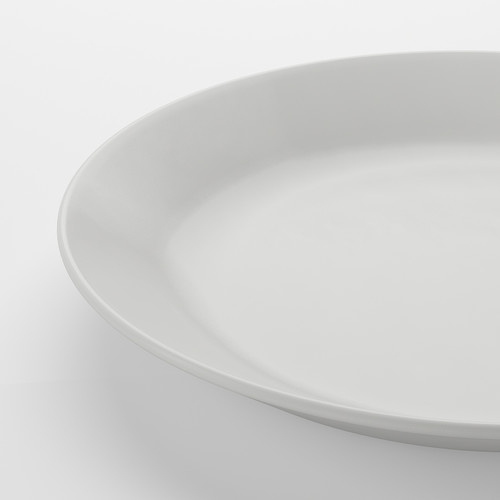 OFTAST Side plate, white, 19 cm