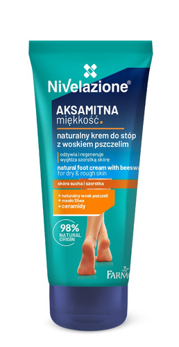 Farmona Nivelazione Natural Foot Cream with Beeswax for Dry & Rough Skin 98% Natural 75ml