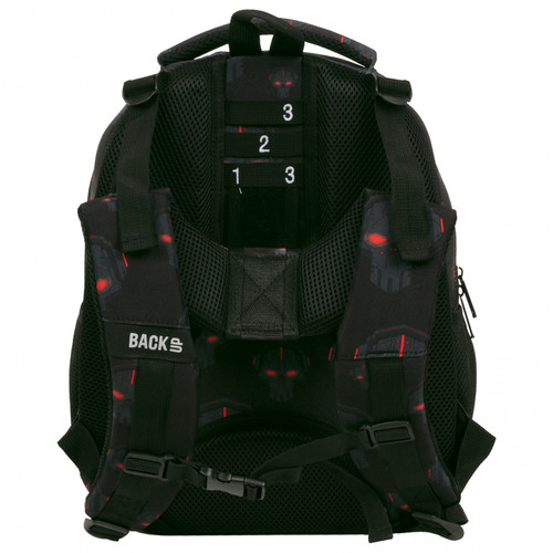 Backpack 27x39x20 Robots Red