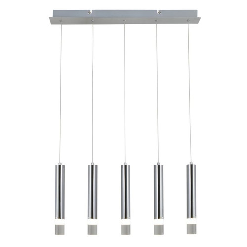 GoodHome LED Pendant Lamp Rossak 1750 lm, chrome