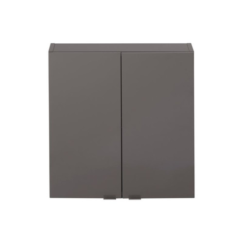 Bathroom Wall Cabinet GoodHome Imandra 60x60x15cm, grey