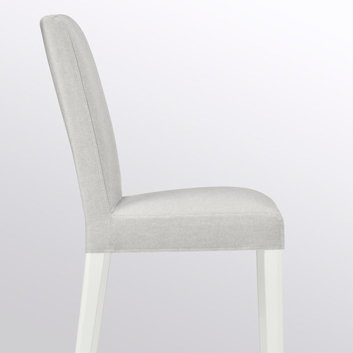 BERGMUND Chair, white, Orrsta light grey