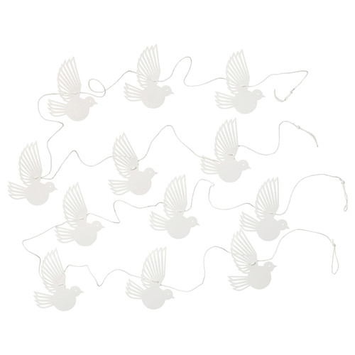 VINTERFINT Garland, bird white