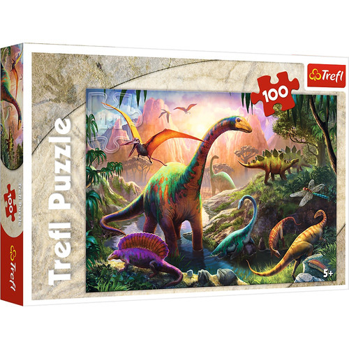 Trefl Jigsaw Puzzles Dinosaur World 100pcs 5+