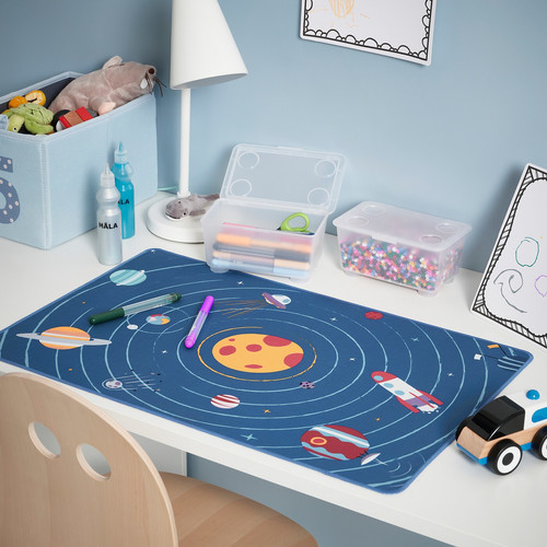 AFTONSPARV Desk pad, space/blue, 38x60 cm