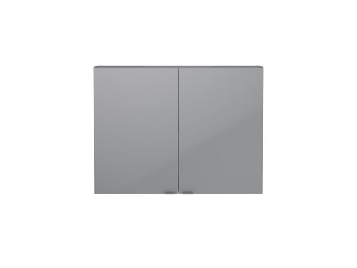 Bathroom Wall Cabinet GoodHome Imandra 80x60x15cm, grey