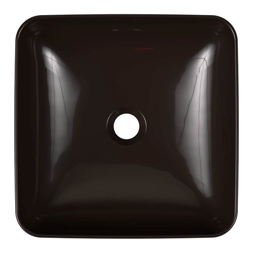 Ravak Countertop Wash Basin Ceramic Slim S 38 cm, black