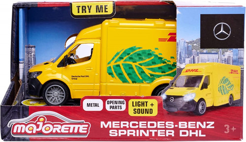 Majorette Mercedes-Benz Sprinter DHL 12cm, metal, 3+