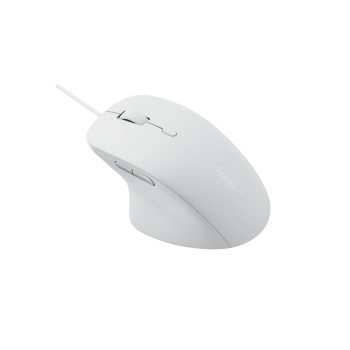 RAPOO Wired Mouse WH N500, white