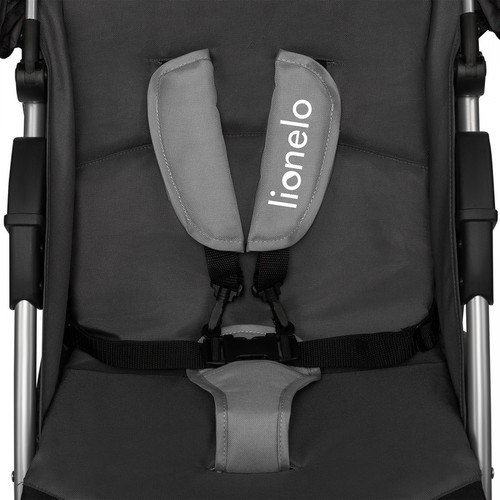 Lionelo Stroller Pushchair Emma Plus Black, 6-36m/up to 15kg