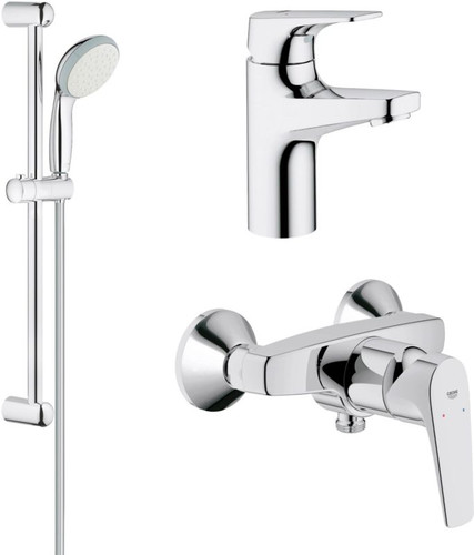 Grohe Shower Set Bau Flow, chrome