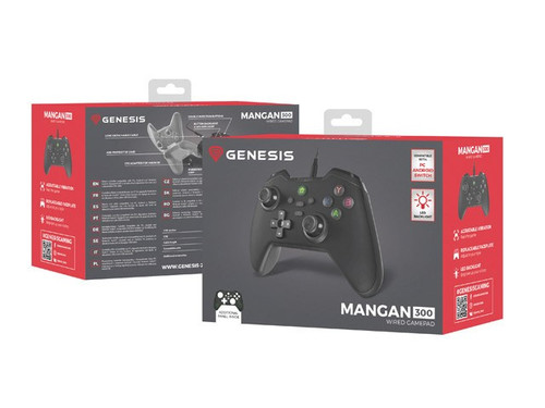 NATEC Gamepad Genesis Mangan 300, black