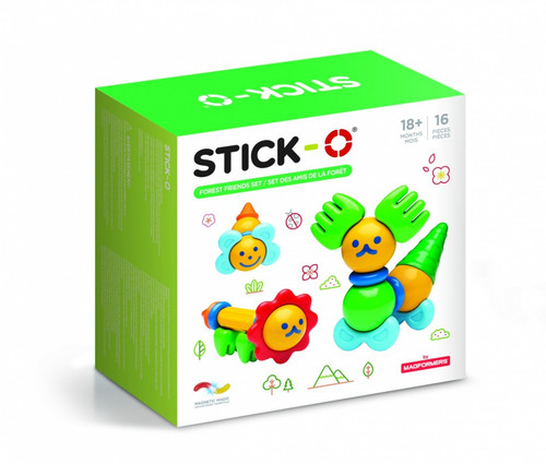 Magformers Magnetic Blocks Stick-O Forest Friends 16pcs 18m+