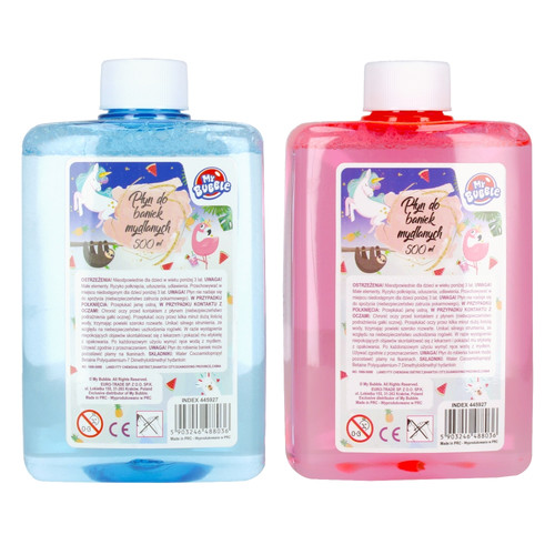 My Bubble Soap Bubble Liquid 500ml Unicorn, 1pc, random colours