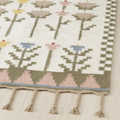 FODERLOSTA Rug, flatwoven, natural/handmade, 170x240 cm