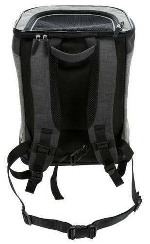 Trixie Pet Carrier Backpack Timon 34x44x30cm, grey-black