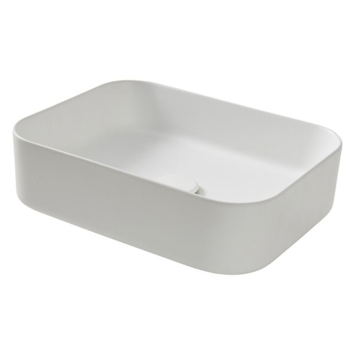 GoodHome Counter-mounted Counter Top Basin Tekapo, white