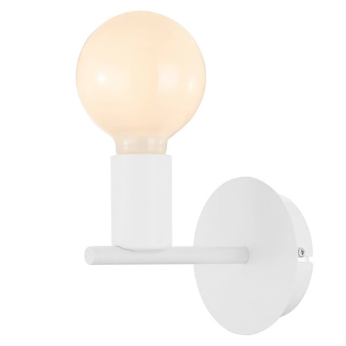 GoodHome Wall Lamp Darrah E27, white