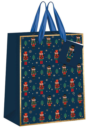 Gift Bag Christmas 330x460mm 12-pack, assorted patterns