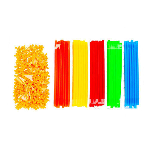 Straw Construction Set 100pcs 3+