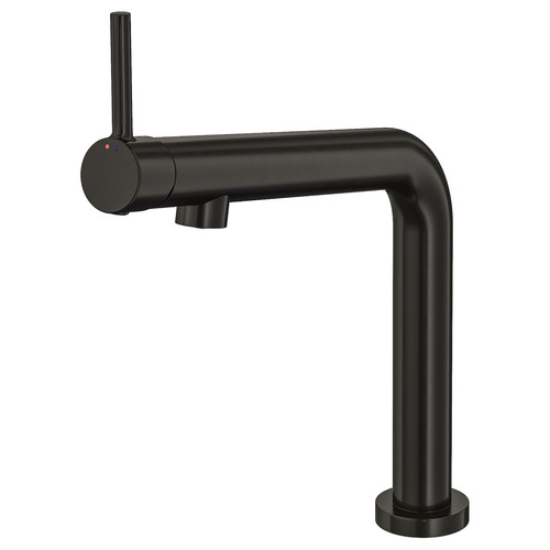 BOSJÖN Kitchen mixer tap, brushed black metal