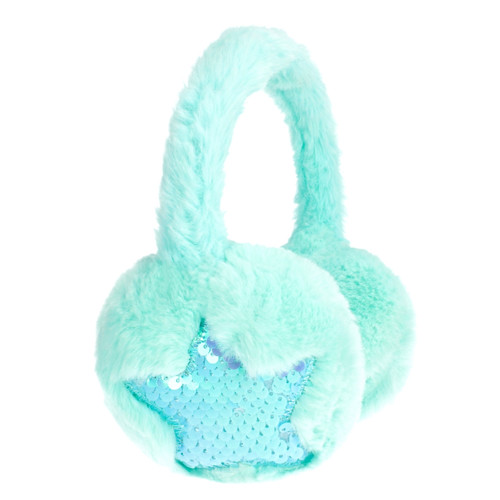 Plush Earmuffs Star, mint