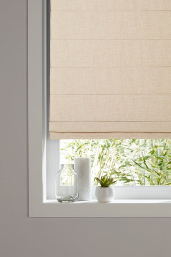 Roman Blind GoodHome Soyo 160x160cm, light beige