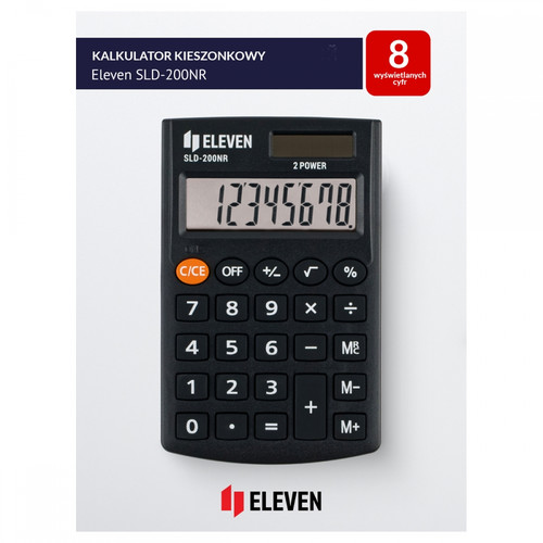 Eleven Pocket Calculator SLD200NR