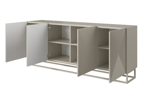 Cabinet Asha 200cm, cashmere/cashmere