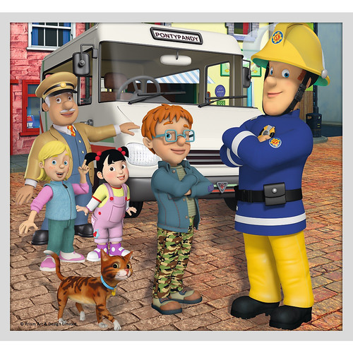 Trefl Children's Puzzle Fireman Sam 10in1 4+