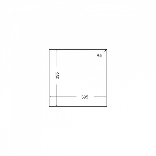 Teka Undermount Tegranite Sink One Bowl Square 40.40 TG, cream