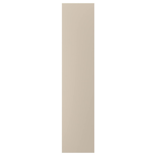 FORSAND Door with hinges, beige, 50x229 cm