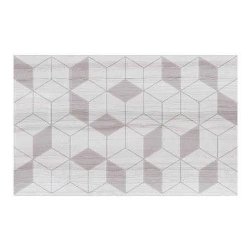 Decorative Tile Arleta 25 x 40 cm, white, 1.5 m2