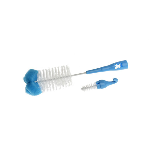 AKUKU Bottle And Teats Brush With Sponge Blue