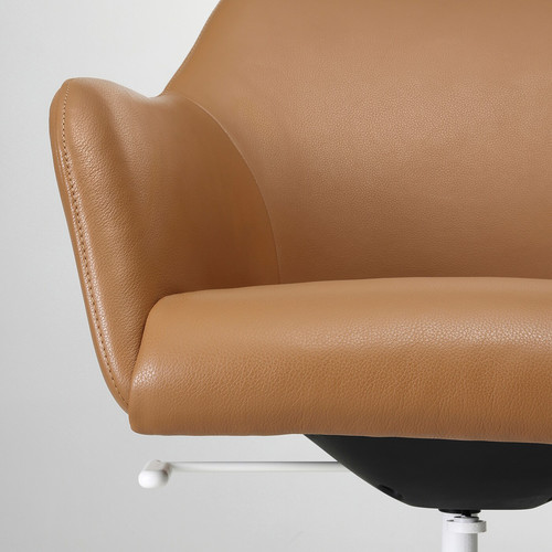 TOSSBERG / LÅNGFJÄLL Conference chair, Grann light brown/white